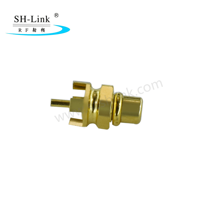 RF coaxial MMCX male connector, PCB connector